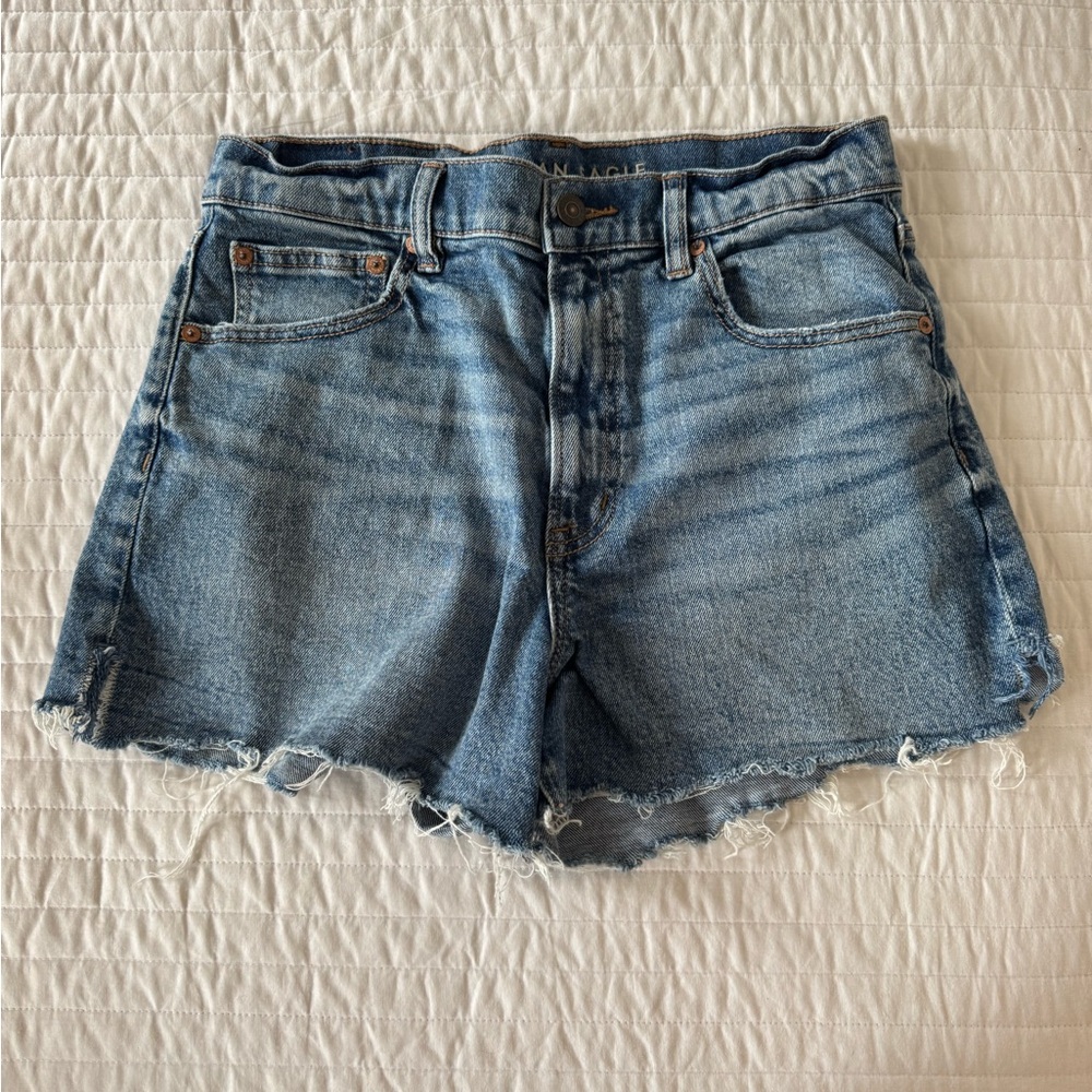 AEO High Waisted Jean Shorts